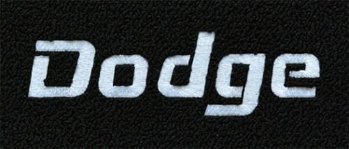 Mopar Carpeted Floor Mats "Dodge" Logo