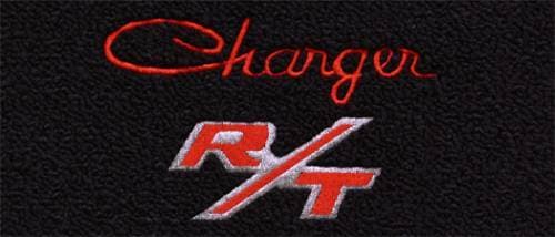 Mopar Carpeted Floor Mats "Charger R/T" Logo