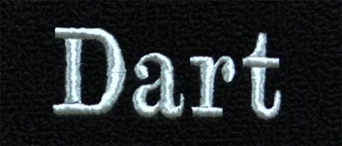 Mopar Carpeted Floor Mats "Dart" Logo