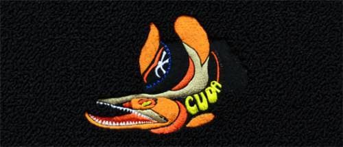 Mopar Carpeted Floor Mats "Cuda on Wheels" Logo