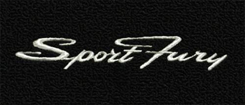 Mopar Carpeted Floor Mats "Sport Fury" Logo