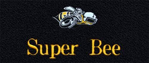 Mopar Carpeted Floor Mats "Super Bee" Logo