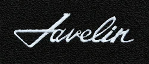 Mopar Carpeted Floor Mats "Javelin" Logo