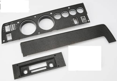Mopar B-body Rally Dash Bezel Kit- 1970 Dodge Charger, Coronet with A/C