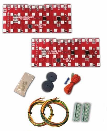 Mopar 1970 Dodge Dart, 1971-1972 Plymouth Scamp LED Tail Light Kit