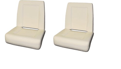 1960-65 Bucket Seat Foam Set A, B & C-Body