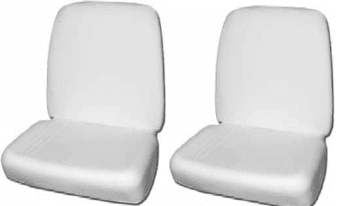 1966-67 Bucket Seat Foam Set A & B-Body