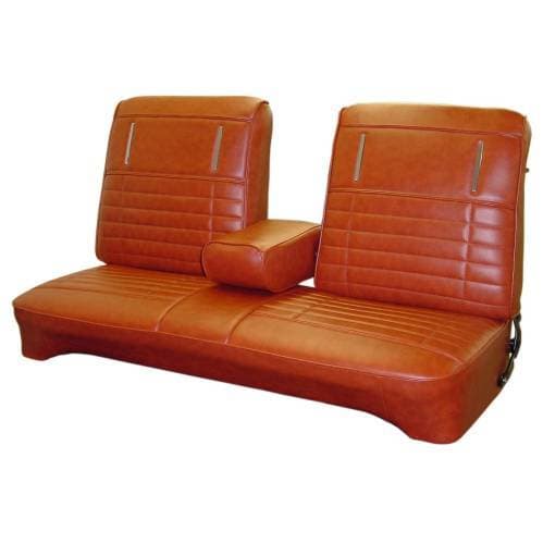 Mopar Seat Covers 1972 Duster, Duster 340, Demon & Demon 340 A-body Front Split Bench w/Armrest
