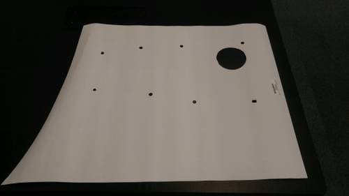 Dual Hood Scoop Mounting Template- 1967-1976 Dart, 1971-1972 Dodge Demon