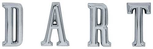 Mopar Emblem 1967-1968 Dodge "DART" Quarter Panel Emblem