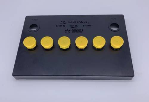 Mopar Battery Topper 1966-1974 A/B/E Body Group 24 Yellow Caps