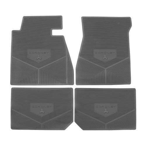 Mopar Vinyl Custom Vintage Floor Mats 1967-1968 Dodge Coronet