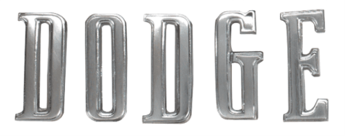 Mopar 1970,1972-1974 Challenger "DODGE" Hood Letters