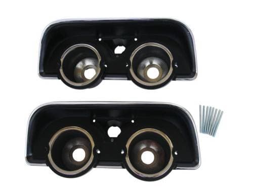 Mopar Tail Light Bezels 1968 Charger Tail Light Housings