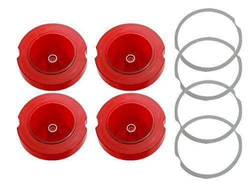 Mopar Lenses Tail Light Lens B-Body 1968 Dodge Charger (set of 4)