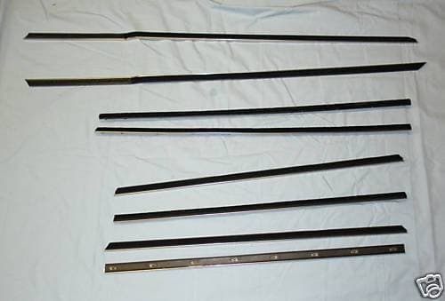 Mopar Cat Whiskers Side Window Sweeps 1973-1976 Dodge Dart 2dr Hardtop