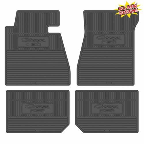 Mopar Vinyl Custom Vintage Floor Mats 1966-1970 Dodge Charger