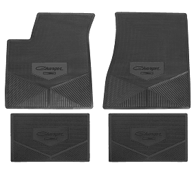 Mopar Vinyl Custom Vintage Floor Mats 1971-1974 Dodge Charger