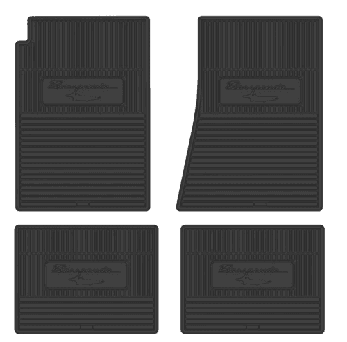Mopar Vinyl Custom Vintage Floor Mats 1967-1969 Barracuda