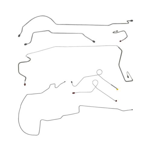 Mopar Brake Lines - 1968-69 A-Body Dart Barracuda Valiant Full Brake Line Sets