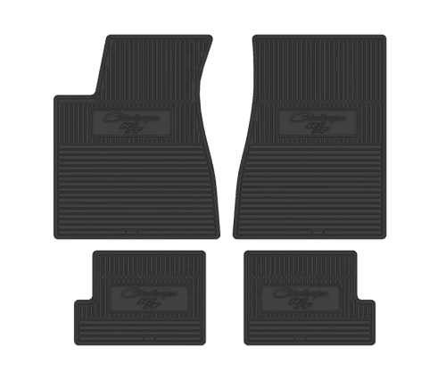 Mopar Vinyl Custom Vintage Floor Mats 1970-1974 Dodge Challenger