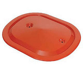 Mopar 340/440+6 Oval Air Cleaner Orange Lid