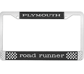 License Plate Frame- Plymouth Road Runner