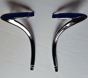 Mopar Vinyl Top Moldings-1971-1974 Dodge Charger "Checkmark" Moldings