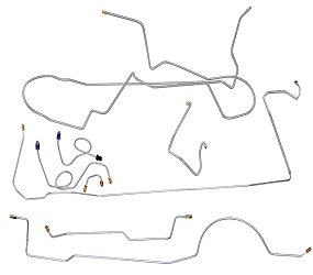 Mopar Brake Lines -1970 E-body Challenger Barracuda Cuda