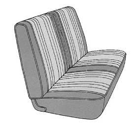 Mopar Seat Covers 1969 Dart Custom  Front Split Bench
