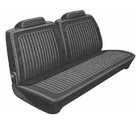 Mopar Seat Covers 1973 Plymouth Duster, Dodge Dart & Dart Sport Front Split Bench