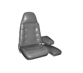 Mopar Seat Cover 1974 Dodge Charger SE & Charger  Front Buckets