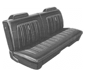 Mopar Seat Covers 1974 Dodge Charger Deluxe Front Split Bench