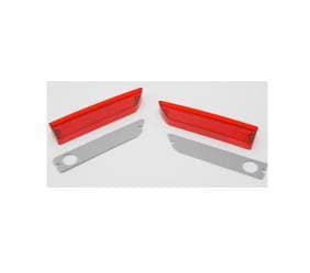 Mopar 1970-1971 Dodge Challenger Red Rear Side Marker Lens Set