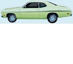 Mopar Stripe Kit 1970 Plymouth Duster