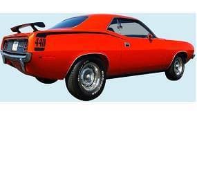 Mopar Stripe Kit 1970 Plymouth Cuda Hockeystick