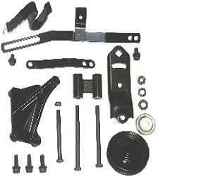 Mopar Alternator Bracket Kit - 1967-1968 Big Block with Air Conditioning