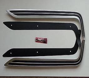 Mopar 1968-1969 Dodge Coronet R/T & Super Bee Hood Bulge Bezels