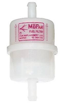 1960-1963 Mopar Gas Plastic 5/16" Fuel Filters Red logo