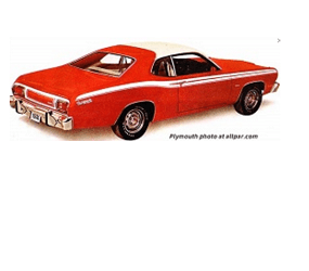 Mopar "Canopy" Vinyl Tops 1973-1976 Duster,1973-1976 Dart Sport