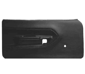 Mopar OE Correct Injection Molded "Metro" BLACK Door Panels 1970-1974 Plymouth Barracuda