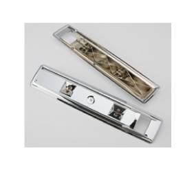 Mopar Front Chrome 13" Arm Rest Bases 1968-1970 B-body, 1967-1970 C-body