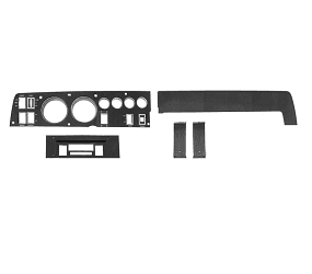 Mopar B-body Rally Dash Bezel Kit- 1968 Dodge Charger, Coronet without A/C
