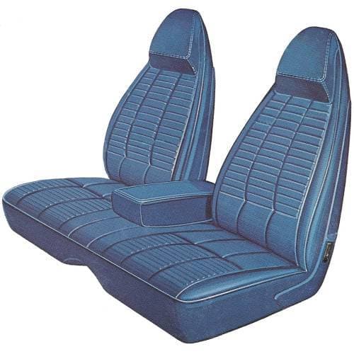 Mopar Seat Covers 1970 Dodge Challenger Front Split Bench with Center Armrest Seat Cover