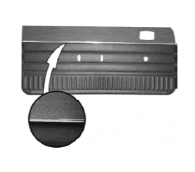 1974 Dart Swinger Scamp Bench Style Rear Door Panel