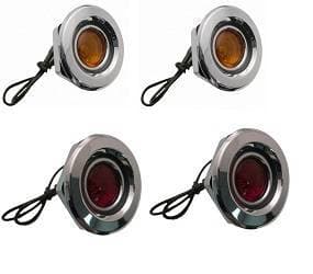 Mopar Side Marker Lens SET- 1968 Plymouth Front & Rear Set of 4