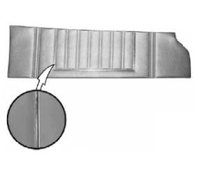 1973 Satellite & Roadrunner Bucket & Deluxe Bench Style Upper Door Panel