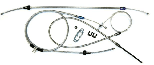 Mopar 1972-1974 Dodge Challenger Parking Brake Cable Kit with Intermediate Cable
