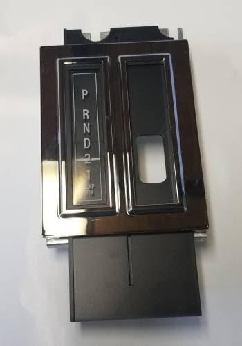 Mopar Automatic Console Shifter Bezel Assembly 1971-1974 E-body, 1971-1974-B-body