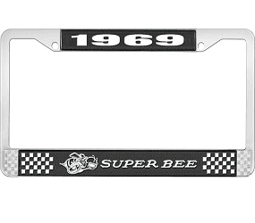 License Plate Frame-1969 Dodge Super Bee